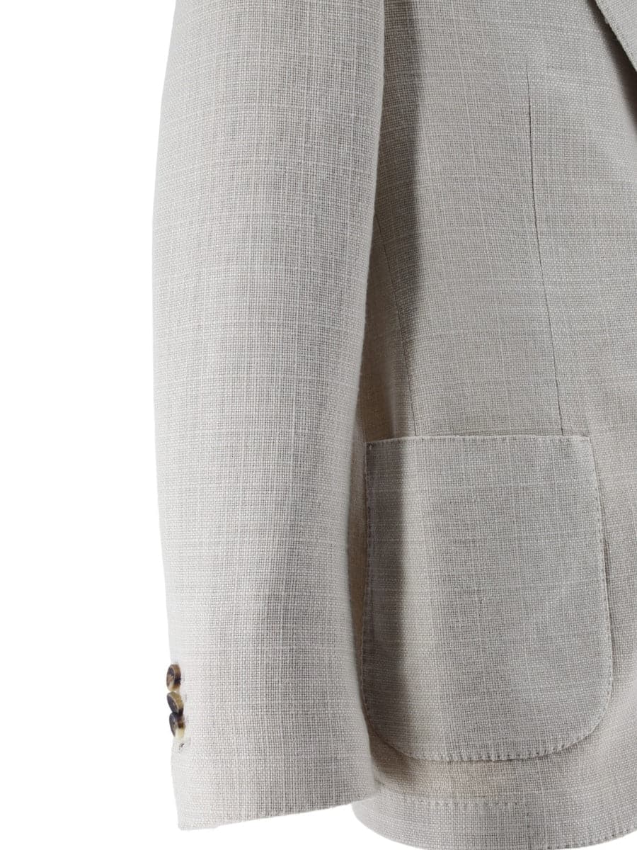 Giacca Lana e seta petto a lancia-Giacche-Lardini-Vittorio Citro Boutique