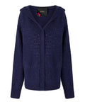 Cardigan femme oversize Pinko en laine mélangée avec strass