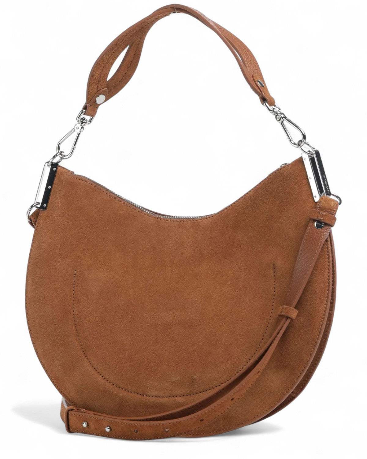 Borsa Sunup Suede Medium Camoscio con Tracolla-Coccinelle-Borse a spalla-Vittorio Citro Boutique