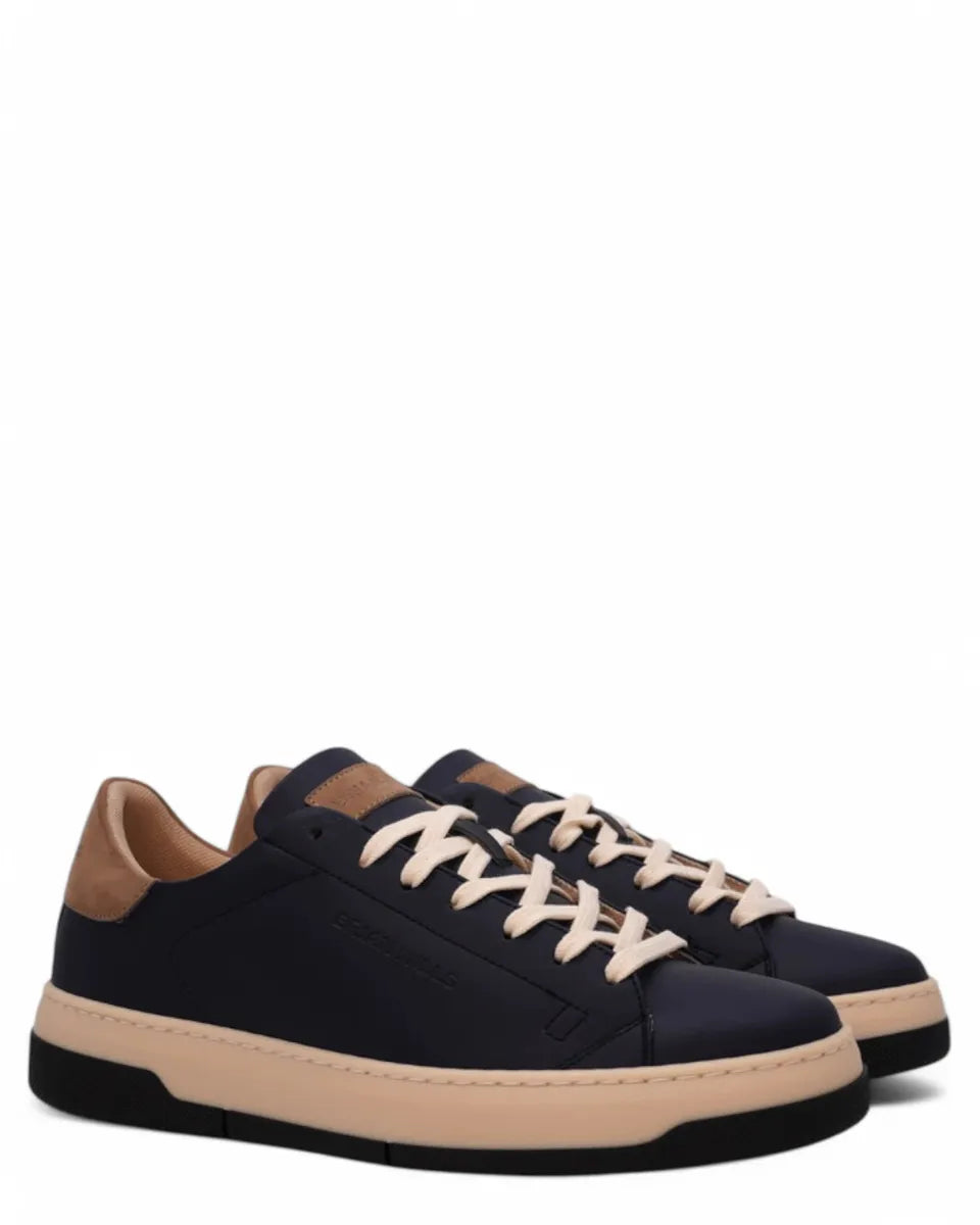 Sneakers in Pelle con Suola Bicolore-Brian Mills-Sneakers-Vittorio Citro Boutique