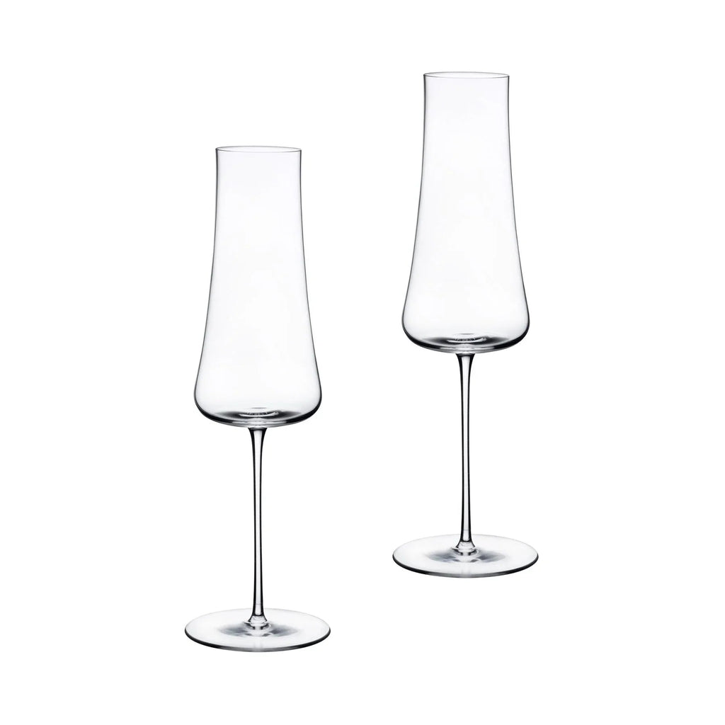 Set 2 calici da champagne Stem Zero Volcano