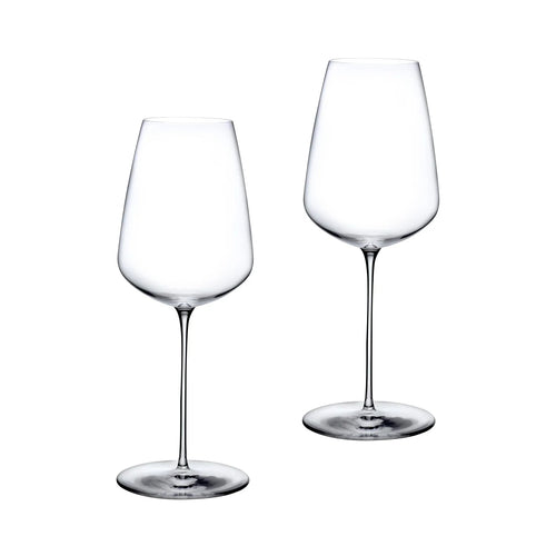 Set 2 calici da vino bianco Stem Zero per bianchi delicati