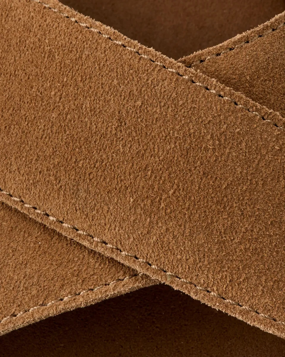 Sandali con Plateau in Camoscio e Rafia Aubrey Ankle Strap-Ugg-Sandali-Vittorio Citro Boutique