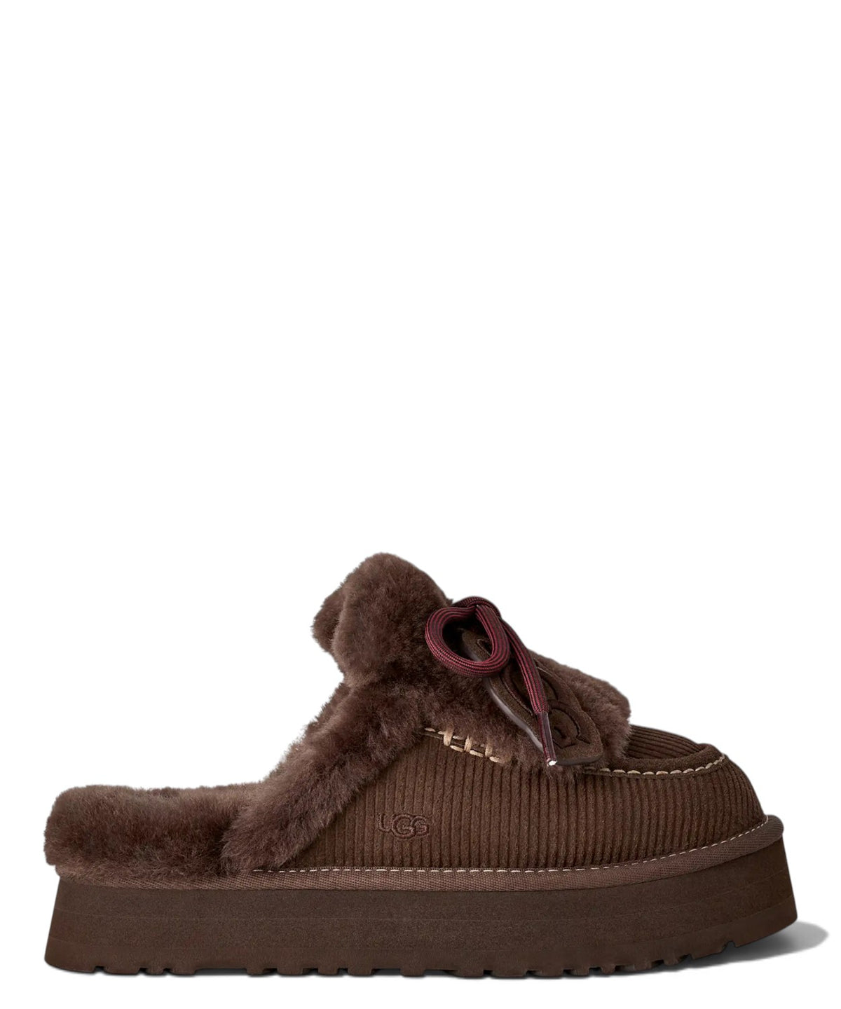 Disquette Heritage femme : chaussons en daim et peau lainée