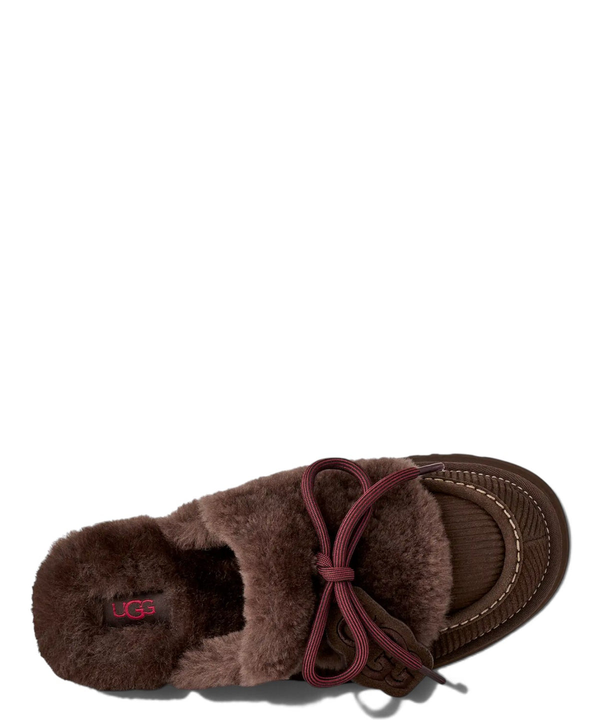 Disquette Heritage femme : chaussons en daim et peau lainée