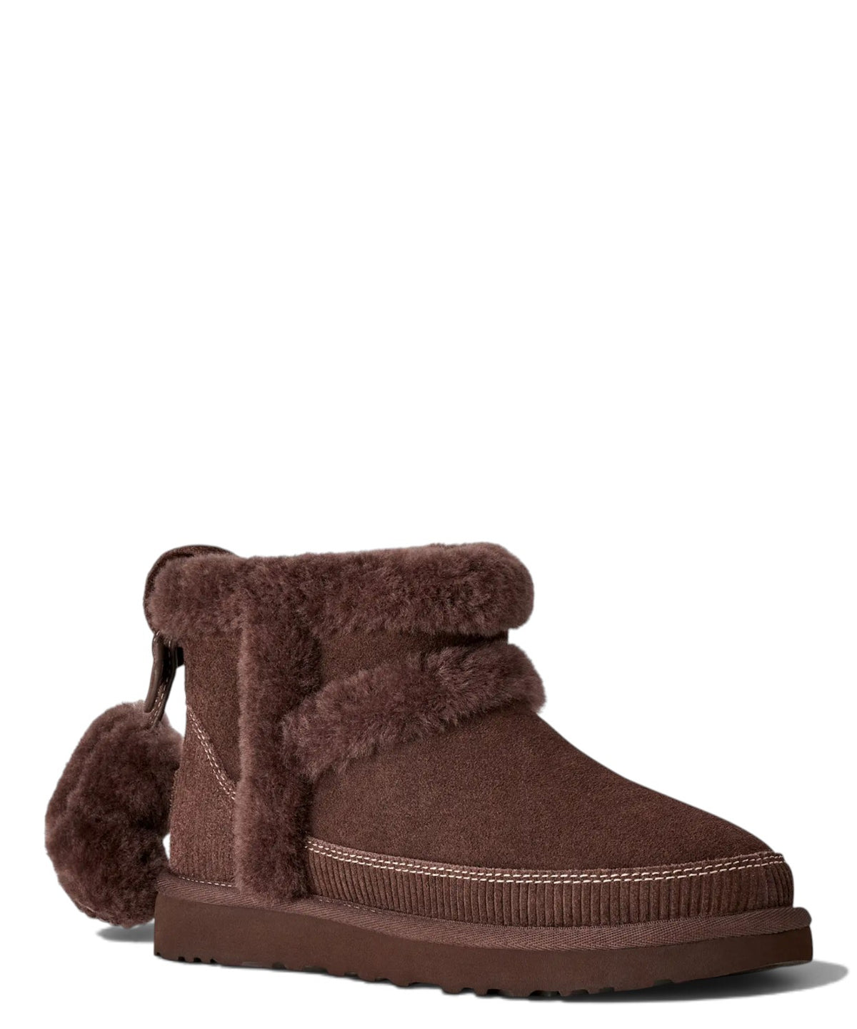 Bottes UGG Classic Mini Heritage en daim et peau lainée