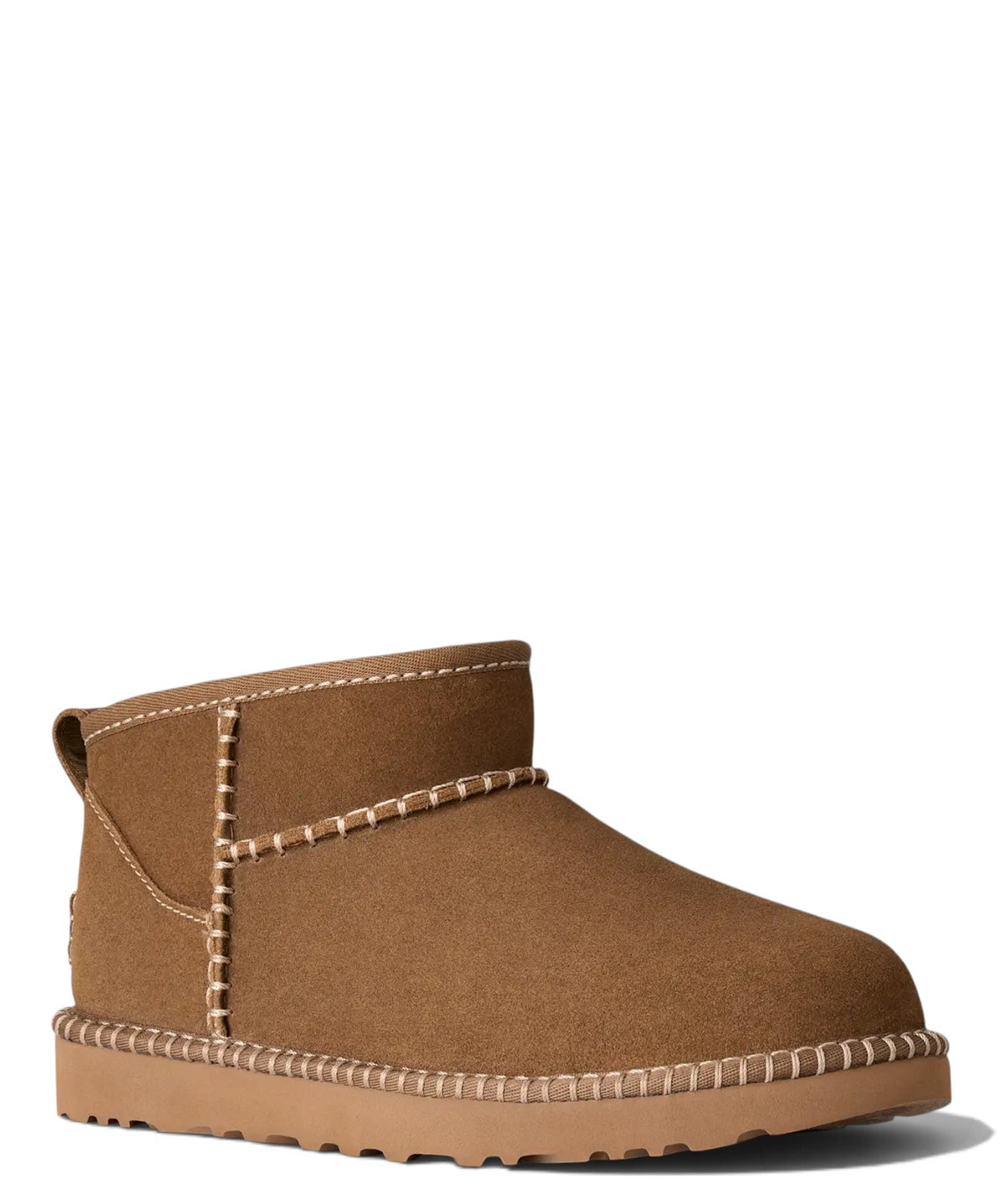 Bottes femme UGG Classic Ultra Mini Botanic en daim brodé