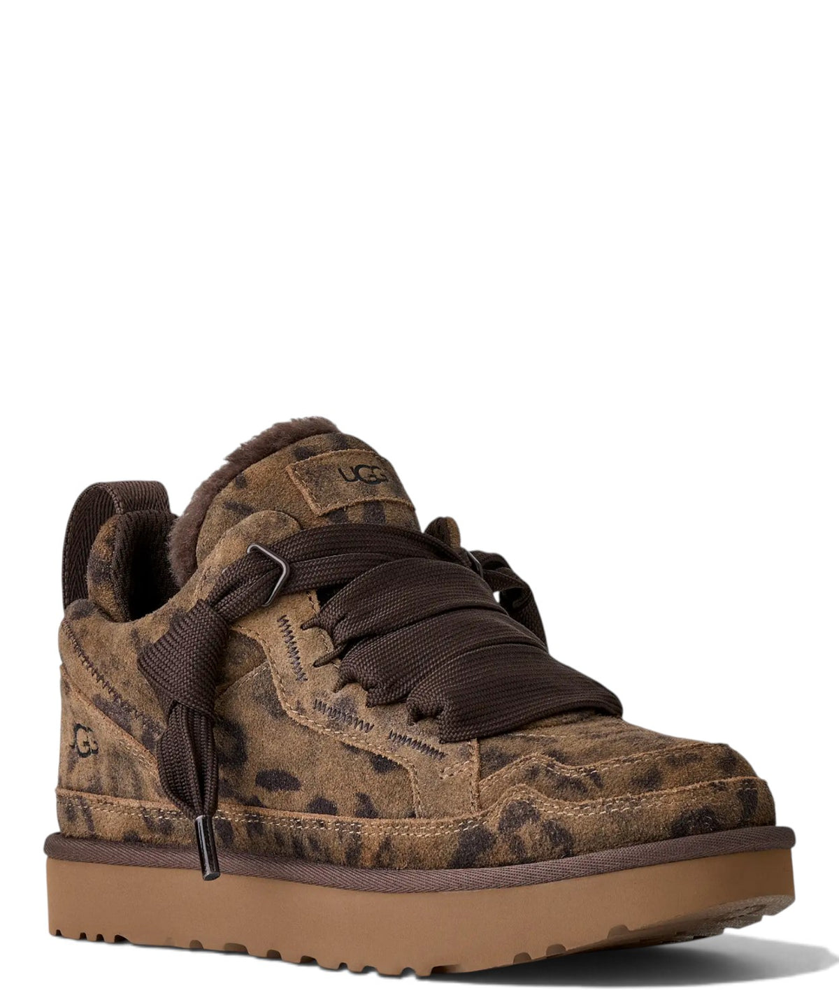 Baskets UGG Lowmel Spotted en daim à motif animalier