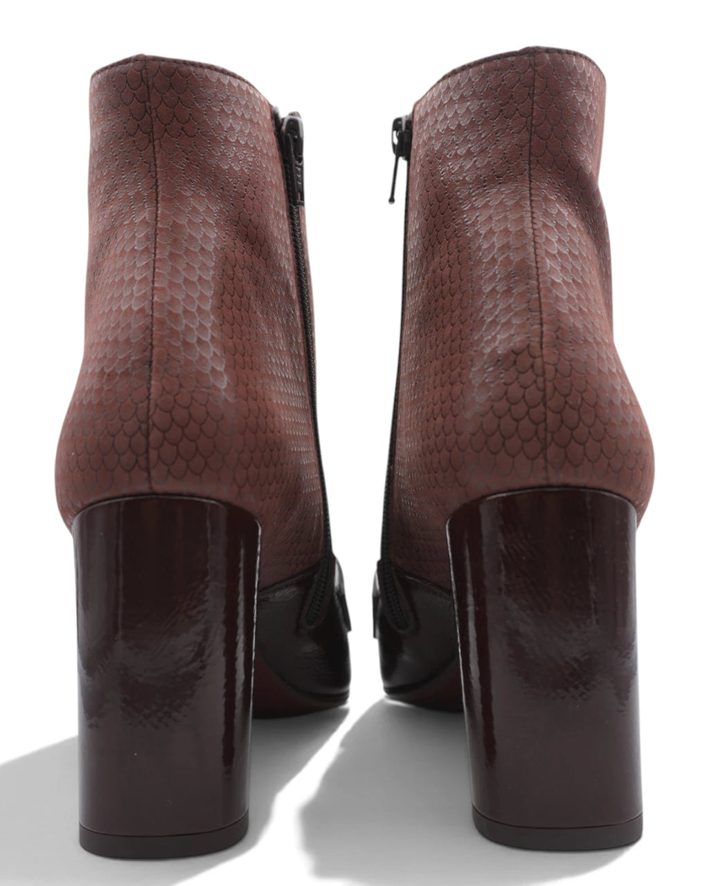 Bottine Chie Mihara Audry pour femme en Choco et Castano