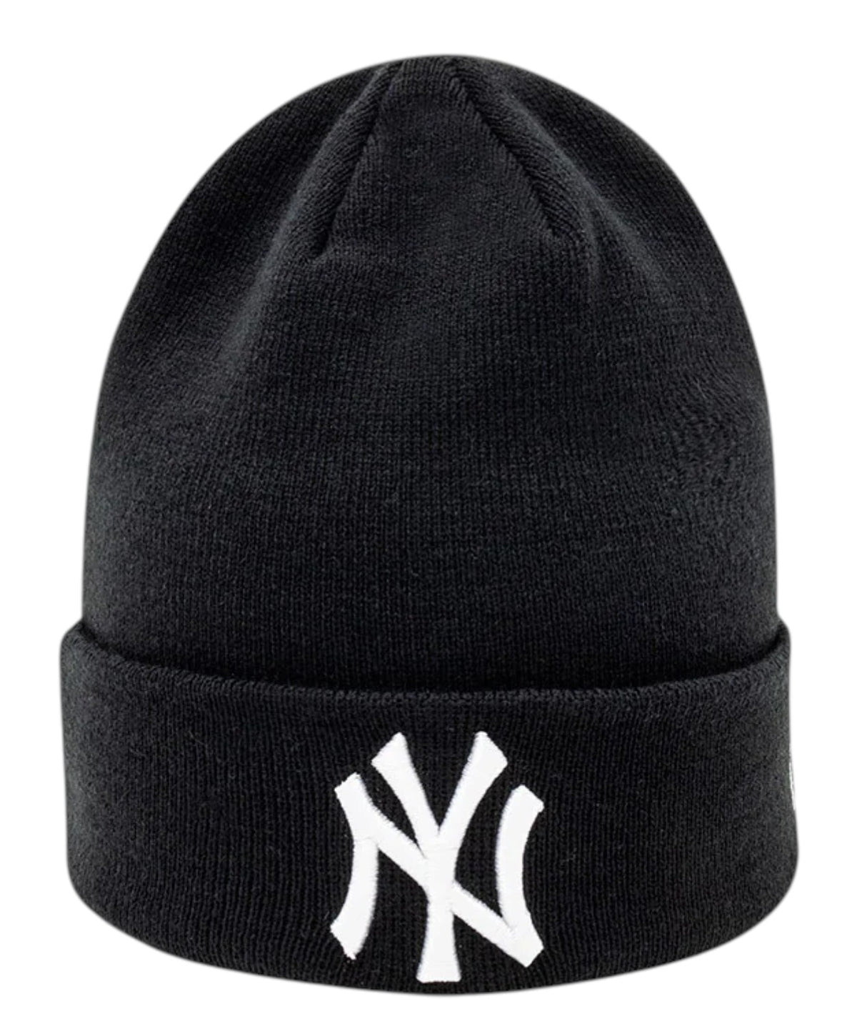 Bonnet à revers noir New Era Essential des New York Yankees