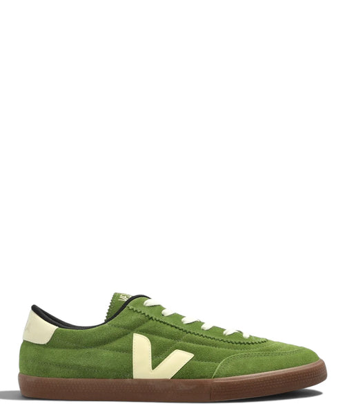 Baskets VEJA Panenka en daim, coloris Militar Pierre Bark