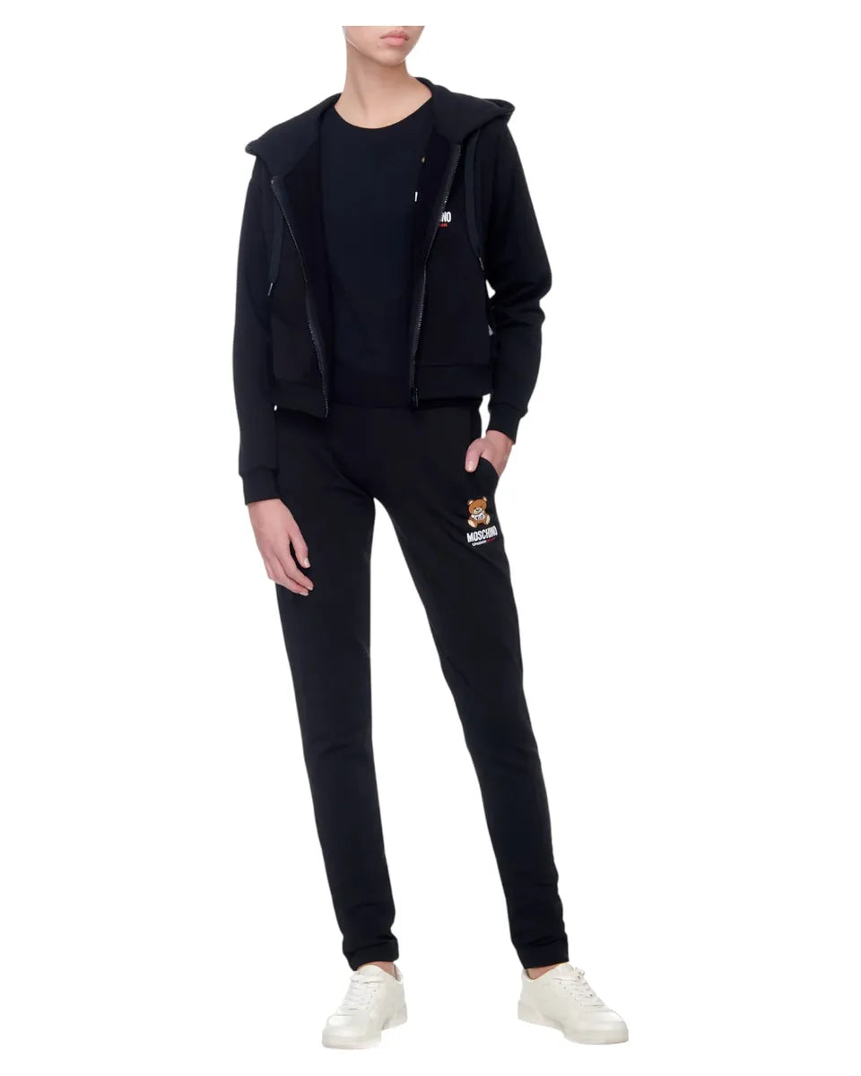 Pantaloni Sportivi in Cotone Stretch-Tuta-Moschino-Vittorio Citro Boutique