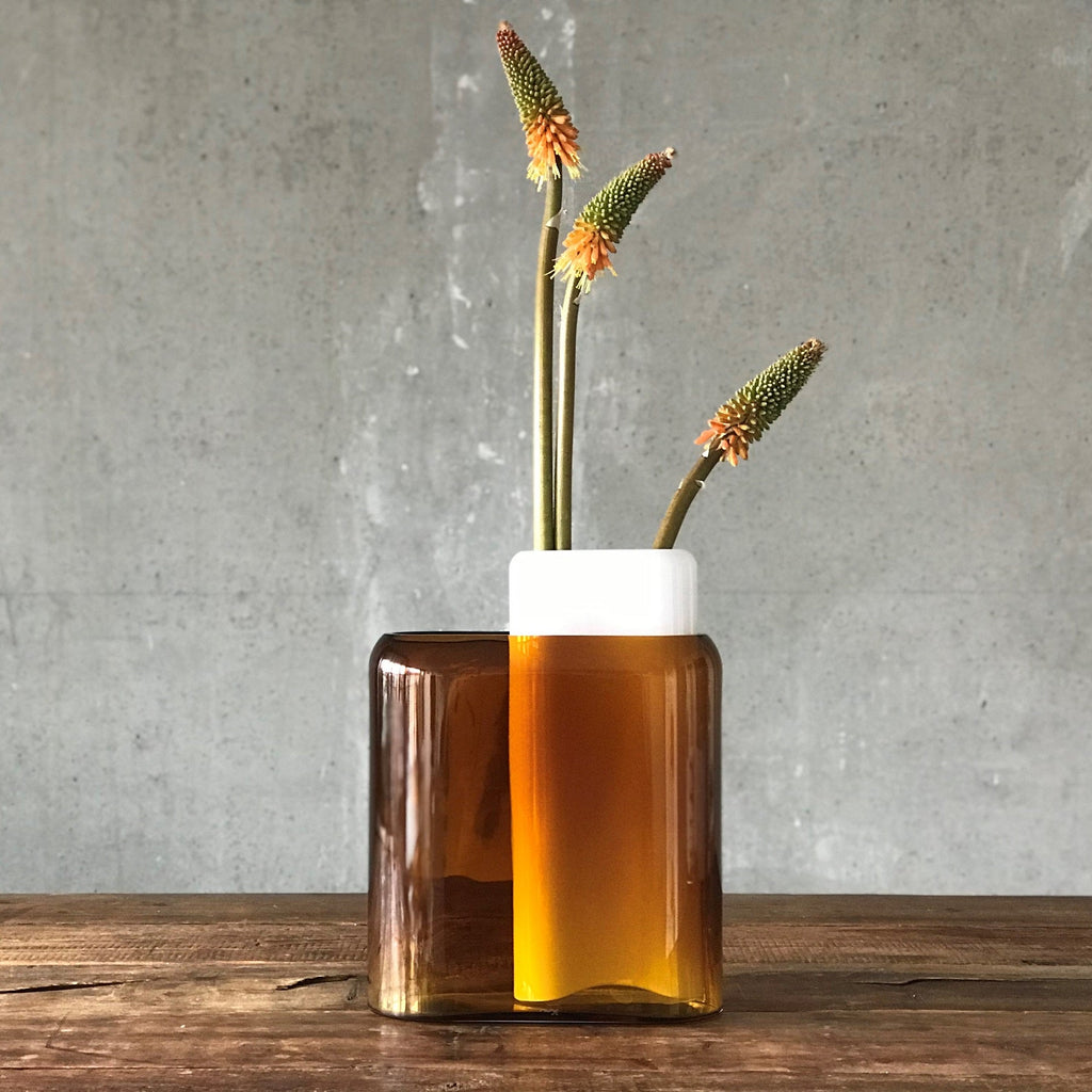 Layers Vase Tall-NUDE EU-Vasi-Vittorio Citro Boutique