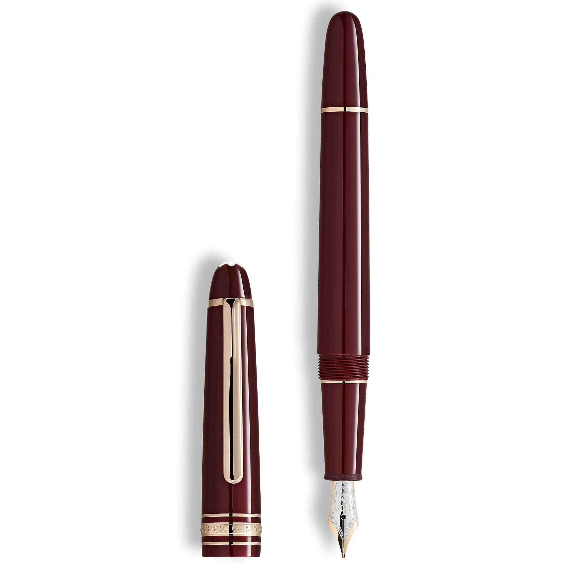 Stilografica Montblanc Meisterstück Bordeaux Classique Punta M