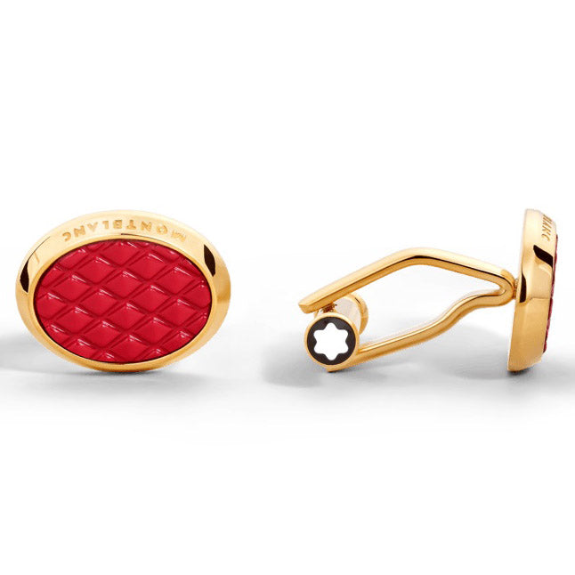 Gemelli Meisterstück in acciaio e oro PVD