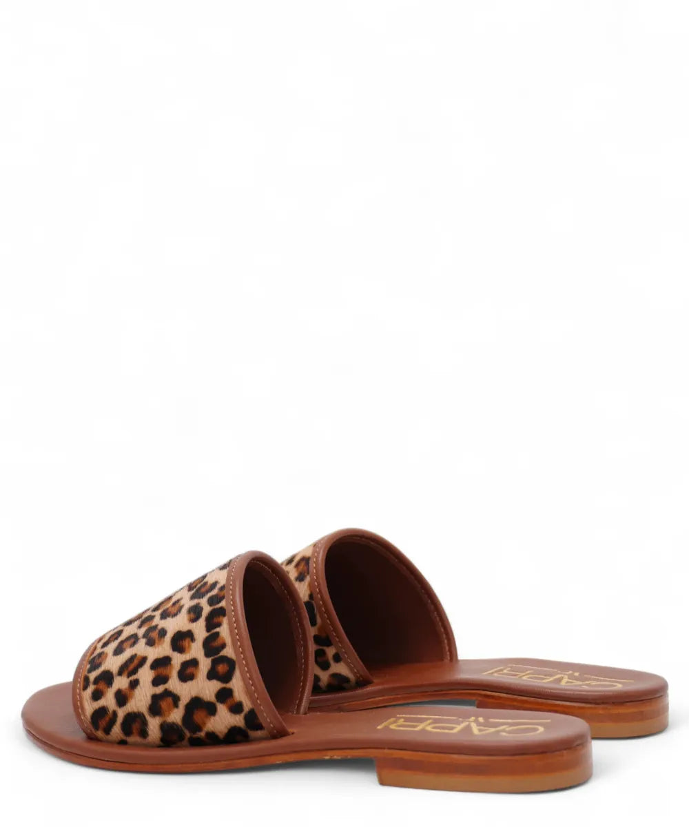 Sandalo Capri Artigianale Animalier a Fascia-Capri Vittorio Citro-Ciabatte-Vittorio Citro Boutique