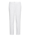Pantalon cigarette en coton biologique et popeline stretch