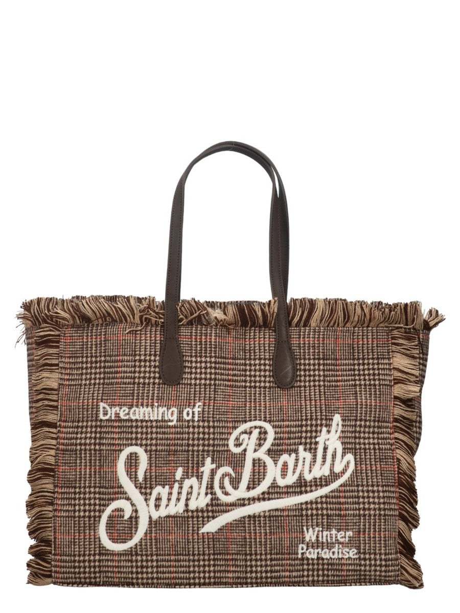 Borsa Vanity stampa principe di galles-Mc2 Saint Barth-Borse a spalla-Vittorio Citro Boutique