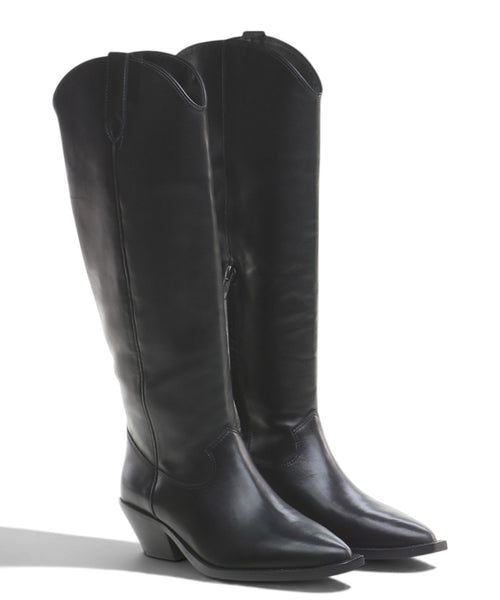 Stivale ASH Dolly01 in Pelle con Tacco Largo