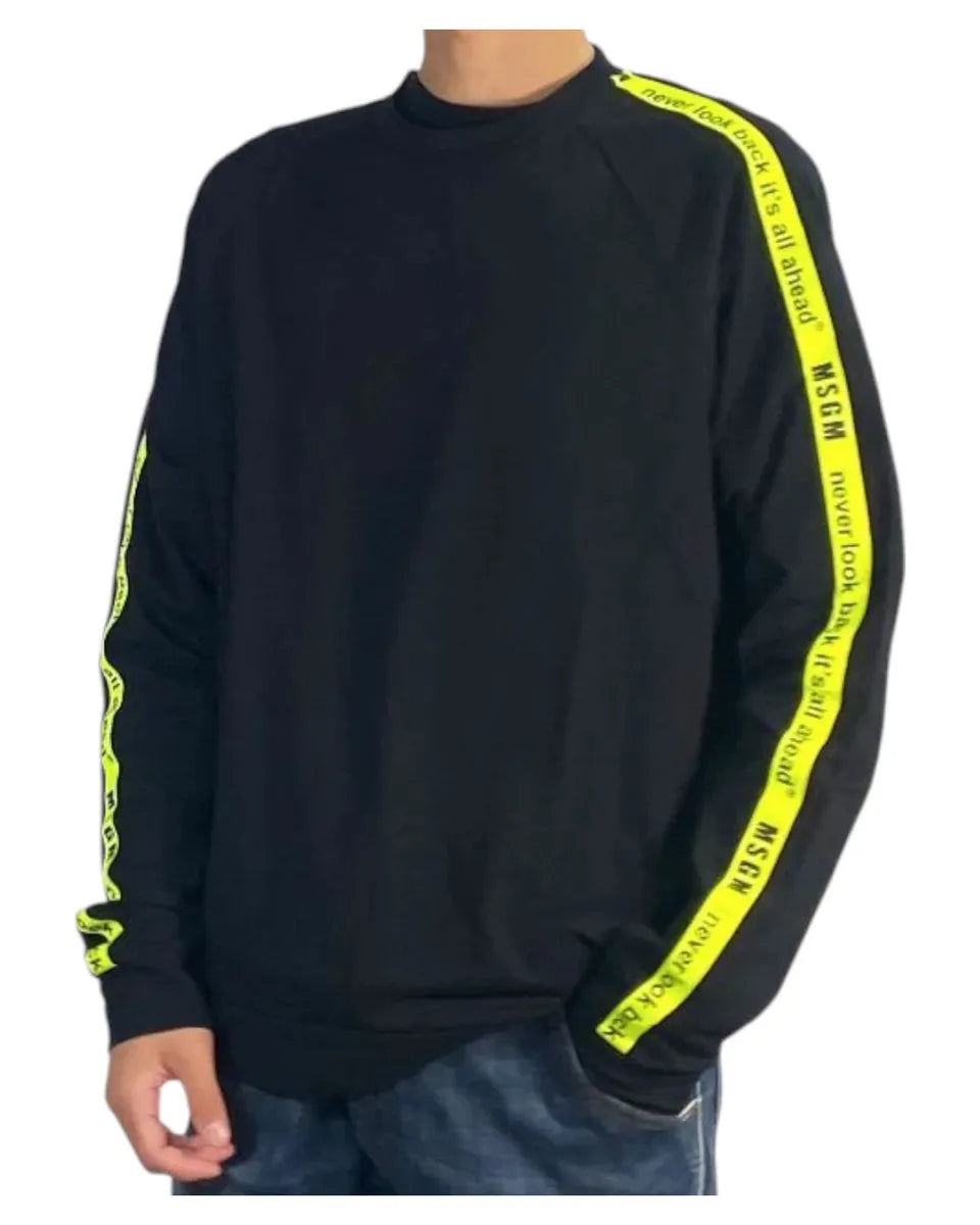 Felpa girocollo in cotone-Msgm-Felpe-Vittorio Citro Boutique