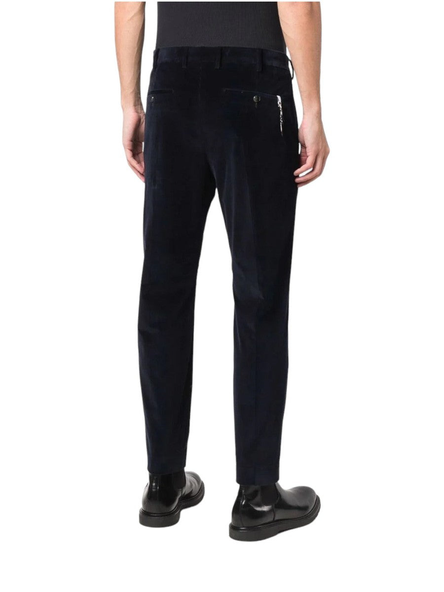 Pantaloni dieci in velluto-Pt Torino-Pantaloni-Vittorio Citro Boutique