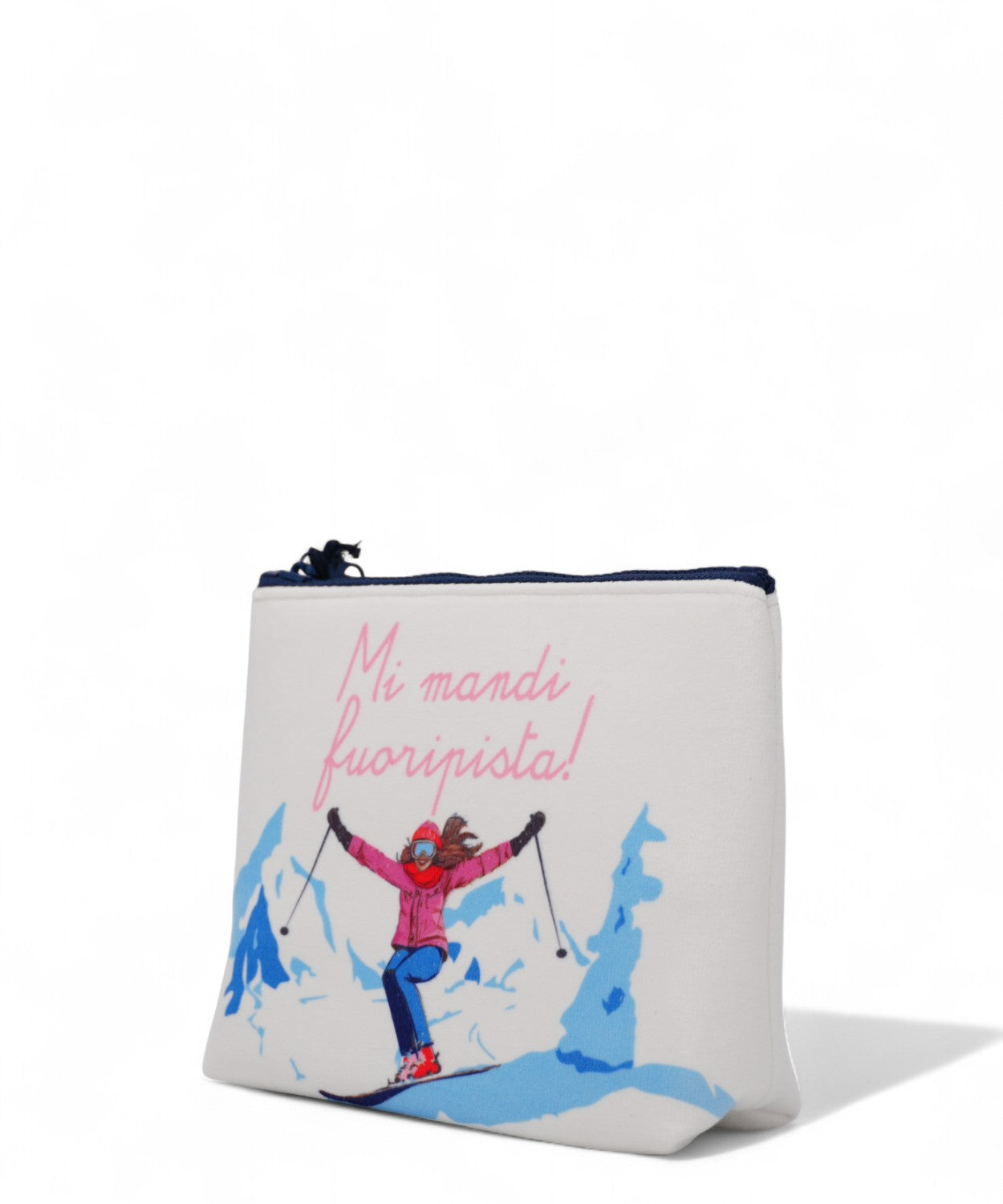 Pochette Aline con stampa e zip-Mc2 Saint Barth-Pochette-Vittorio Citro Boutique