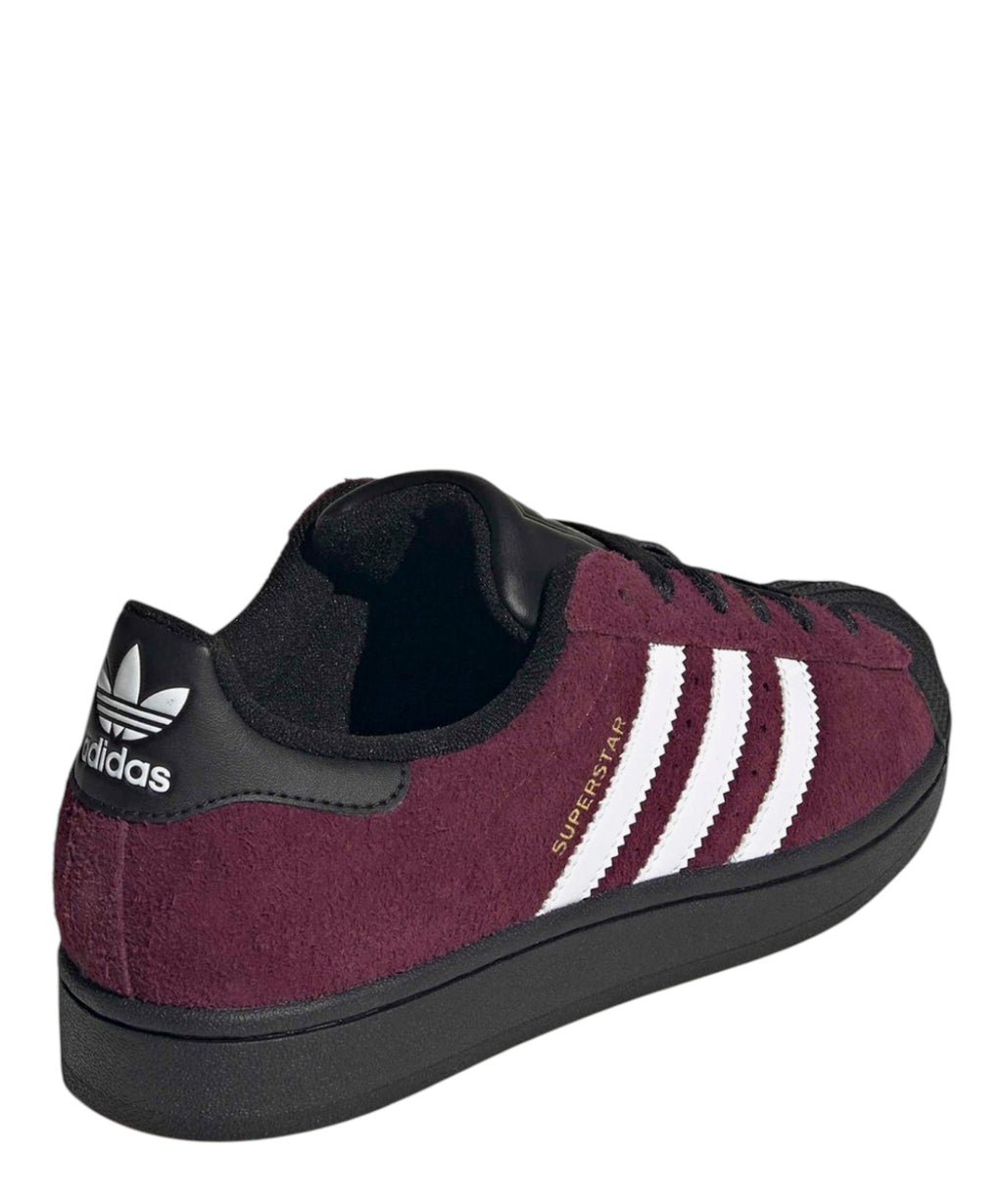 Baskets Adidas Superstar II W Bordeaux Noir