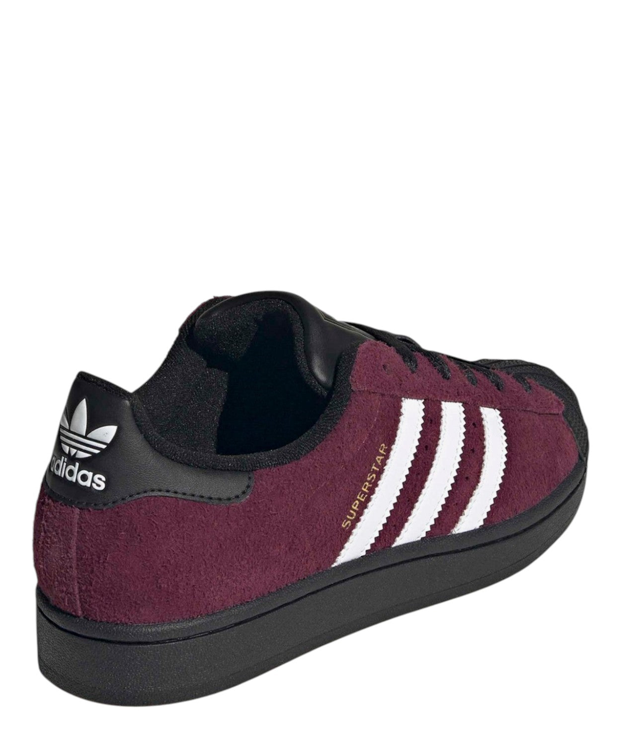 Baskets Adidas Superstar II W Bordeaux Noir