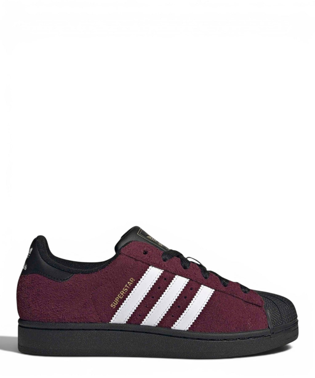Baskets Adidas Superstar II W Bordeaux Noir
