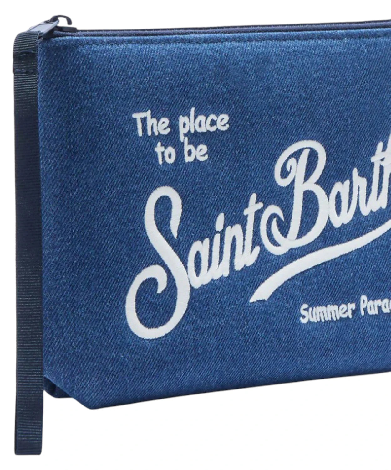 Pochette MC2 Saint Barth Aline en denim