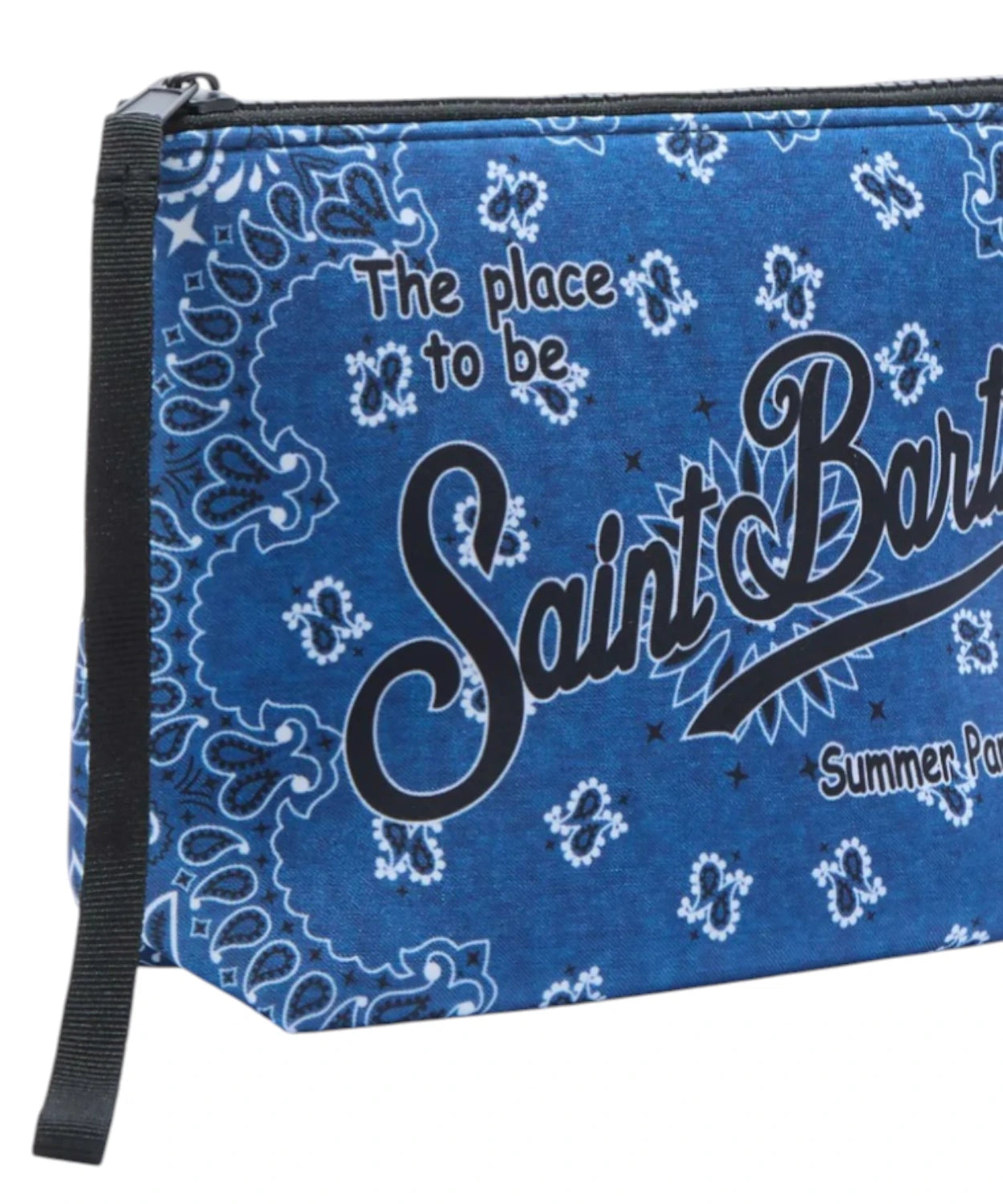 pochette Aline MC2 Saint Barth avec logo et imprimé