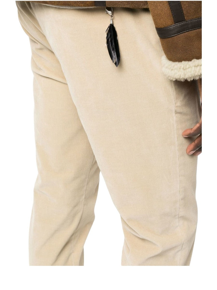 Pantaloni dieci in velluto-Pt Torino-Pantaloni-Vittorio Citro Boutique