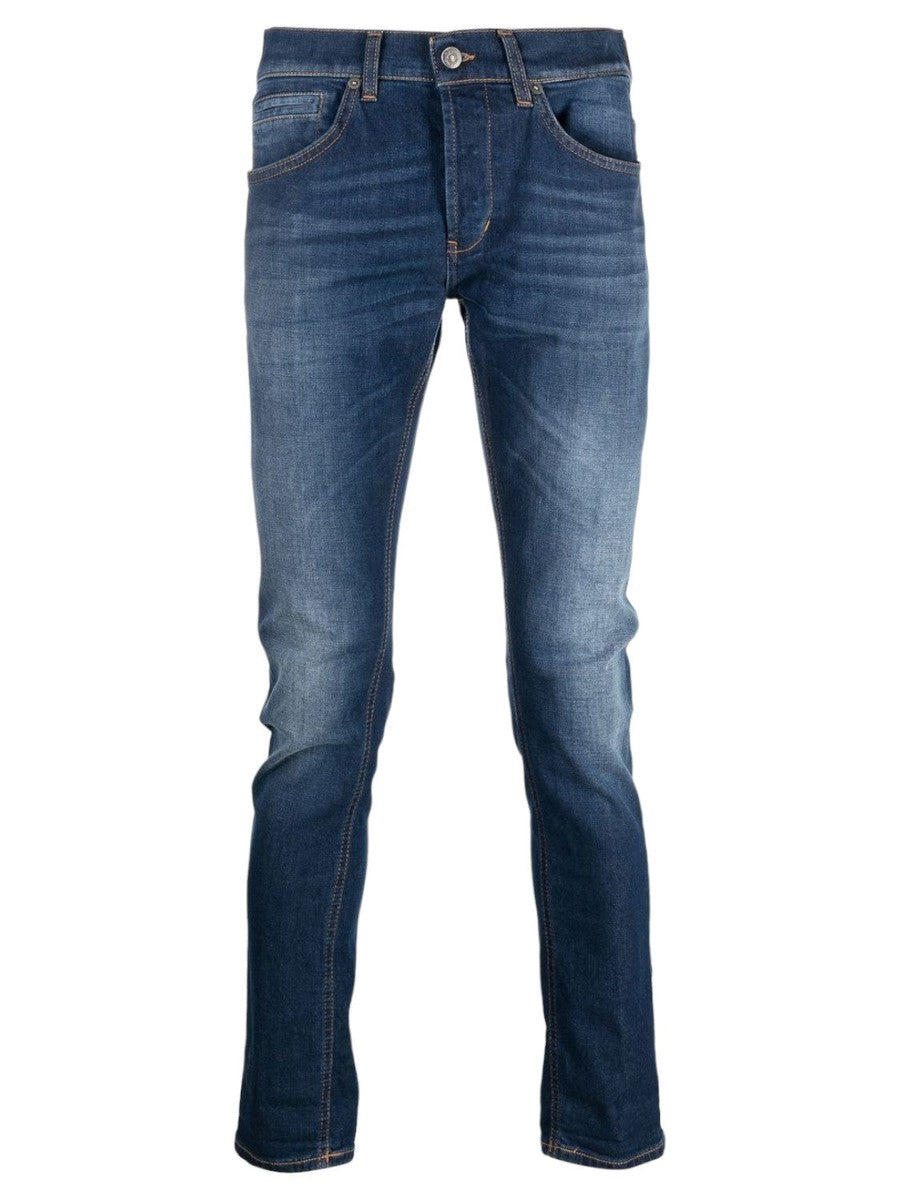 Jeans Dritti a Vita Media-Dondup-Jeans-Vittorio Citro Boutique