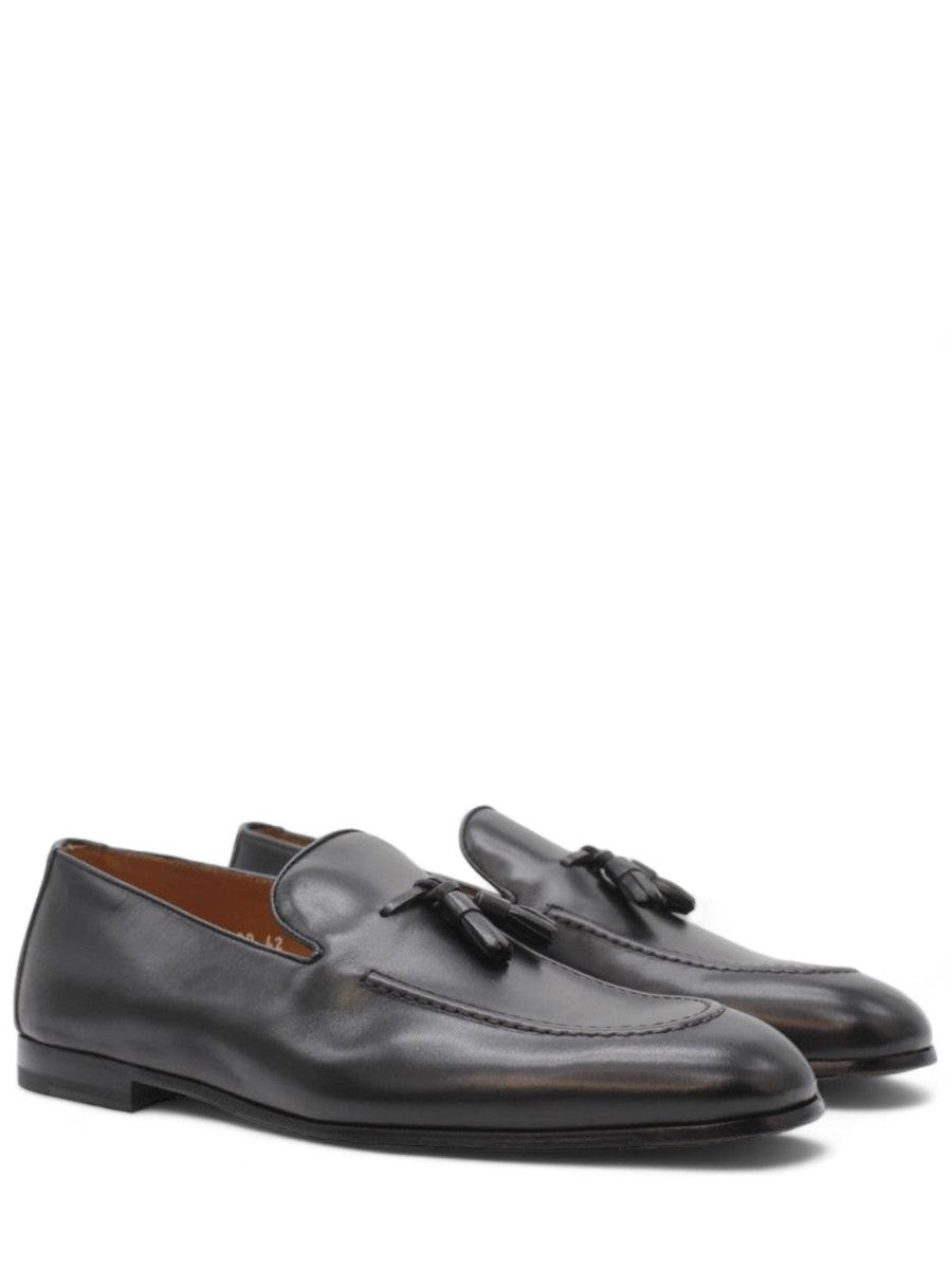 Mocassini in Pelle con Nappine-Mocassini-Doucal'S-Vittorio Citro Boutique