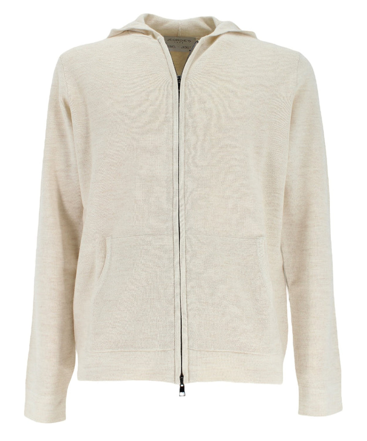 Maglia con Cappuccio e Zip in Lana Merinos-JEORDIE'S-Maglieria-Vittorio Citro Boutique