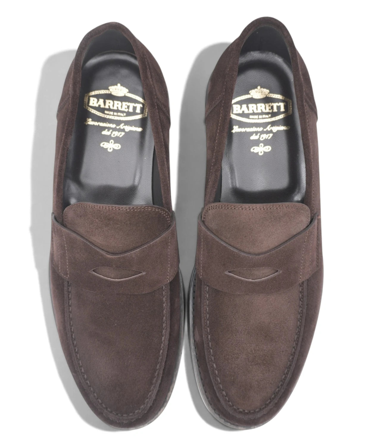 Mocassino Penny Loafer Uomo Camoscio Testa di Moro
