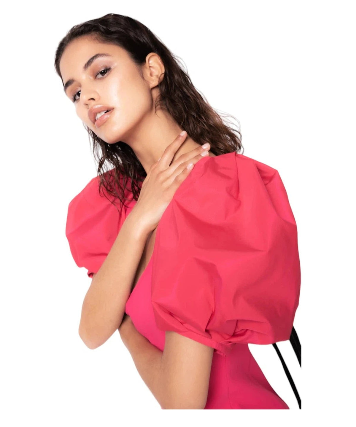 Mini Abito Nespola con maniche a sbuffo-Pinko-Abiti-Vittorio Citro Boutique
