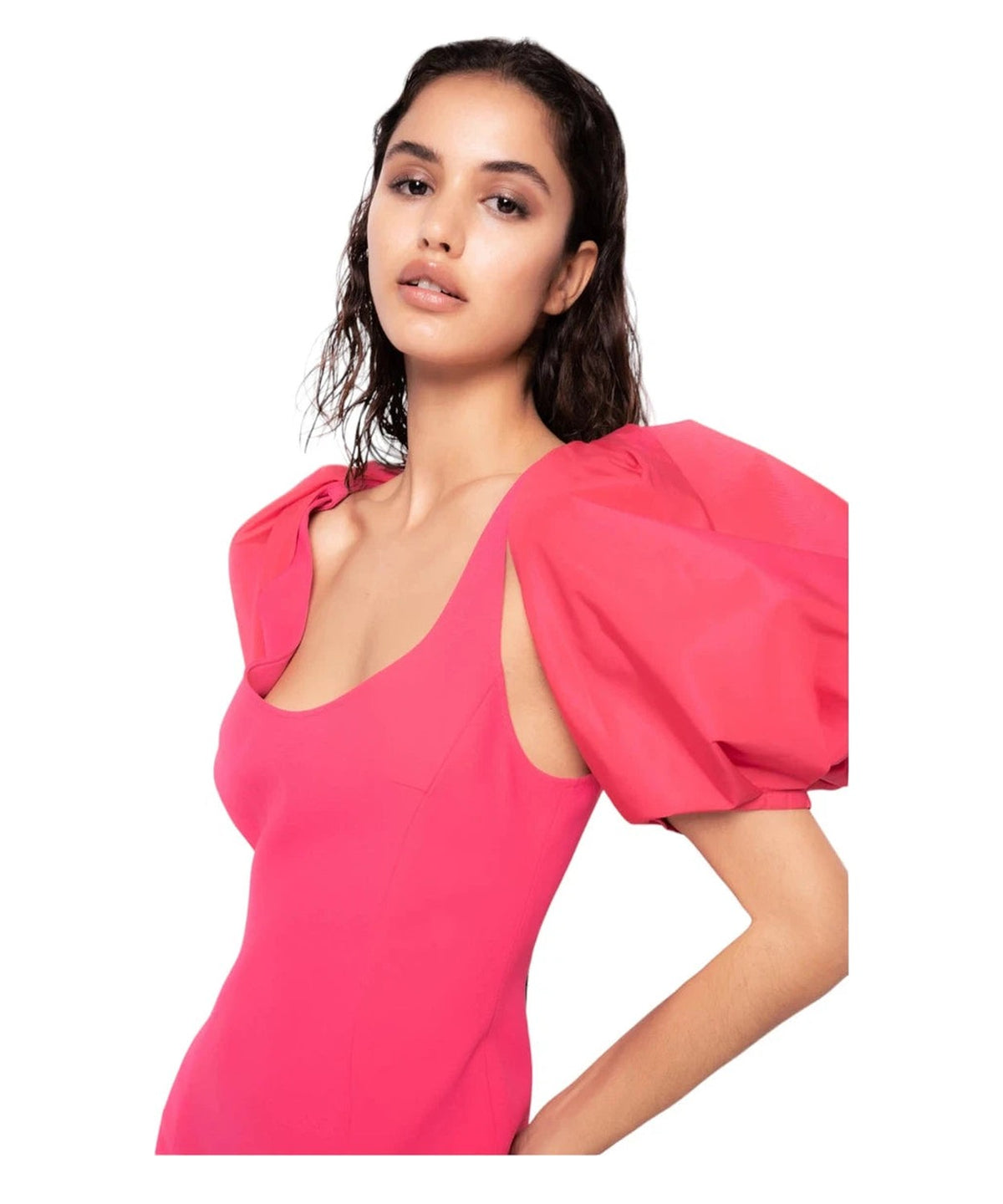 Mini Abito Nespola con maniche a sbuffo-Pinko-Abiti-Vittorio Citro Boutique