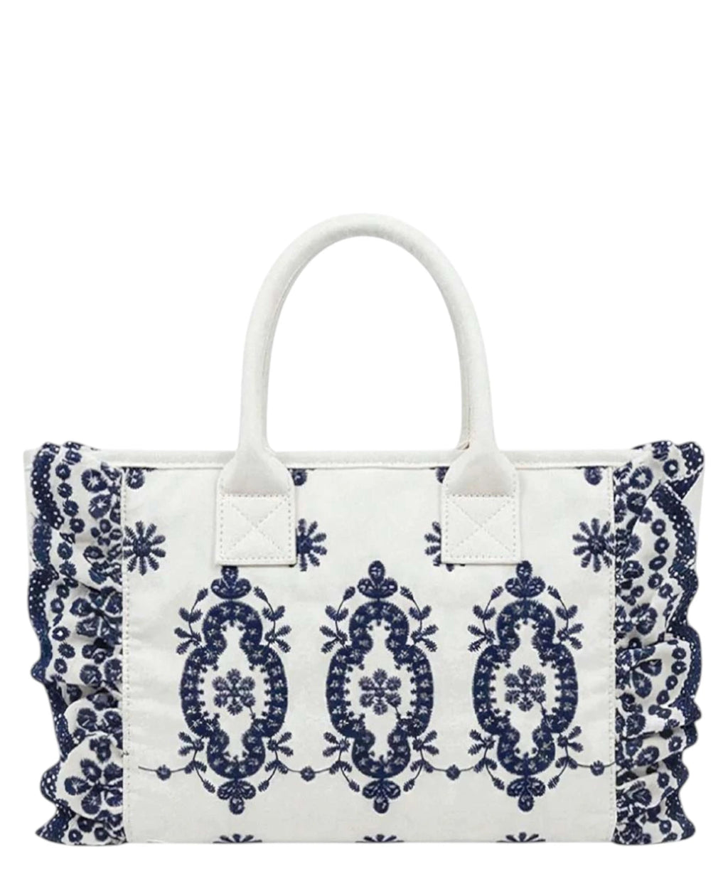 Sac Vanity MC2 Saint Barth en dentelle sangallo