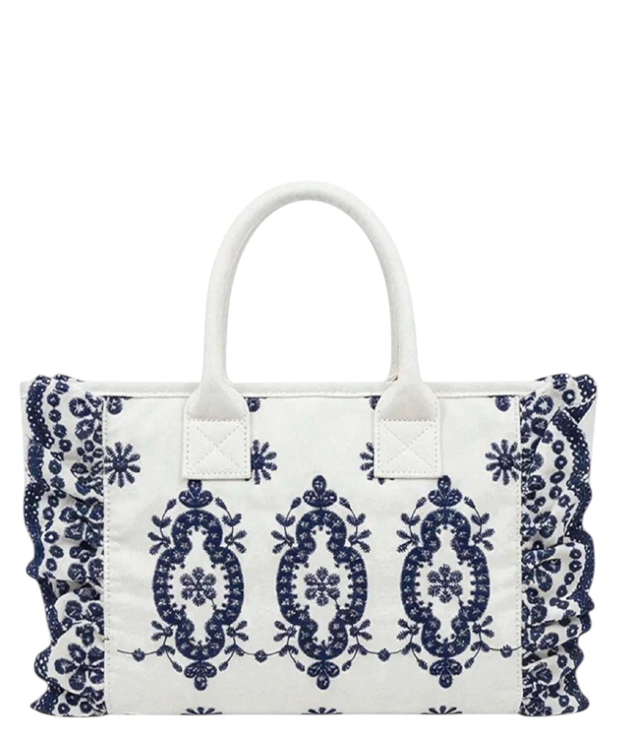 Sac Vanity MC2 Saint Barth en dentelle sangallo