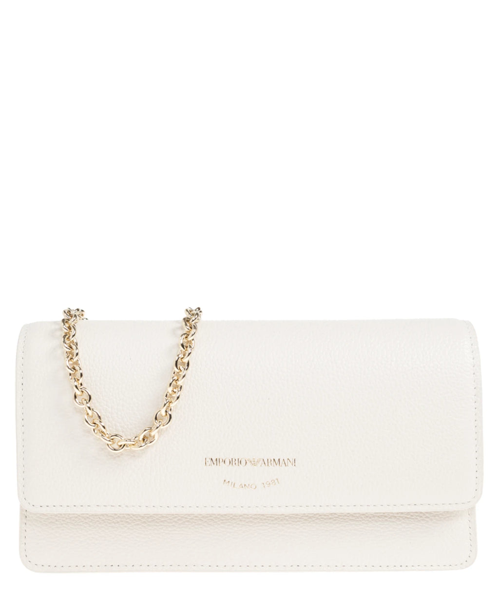 Mini sac Emporio Armani avec bandoulière et cuir grainé