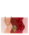 Pochette multicolore Kurt Geiger Party Box en acrylique