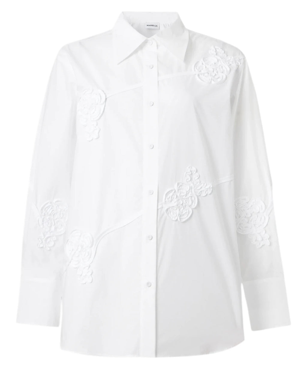 Chemise COMUNE Marella avec broderies en relief