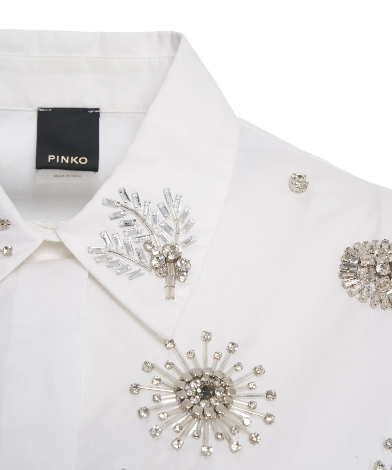 Camicia PINKO Carley con Strass in Cotone