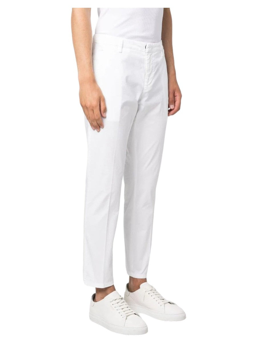 Pantaloni Alfredo Slim in Gabardina Leggera-Dondup-Pantaloni-Vittorio Citro Boutique