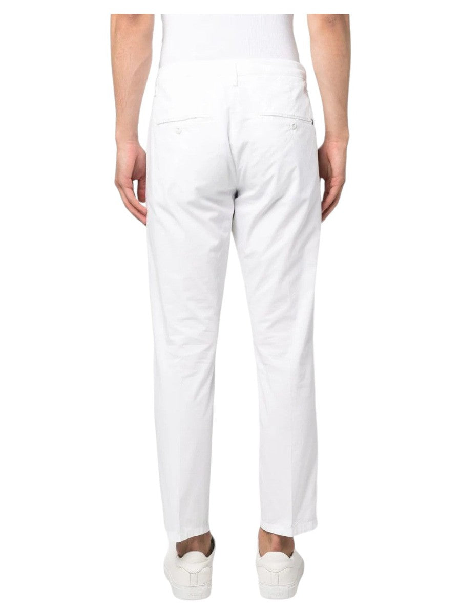 Pantaloni Alfredo Slim in Gabardina Leggera-Dondup-Pantaloni-Vittorio Citro Boutique