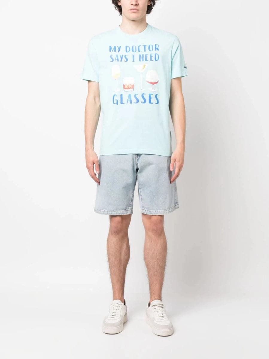 T-shirt in cotone con stampa grafica-T-shirt-Mc2 Saint Barth-Vittorio Citro Boutique