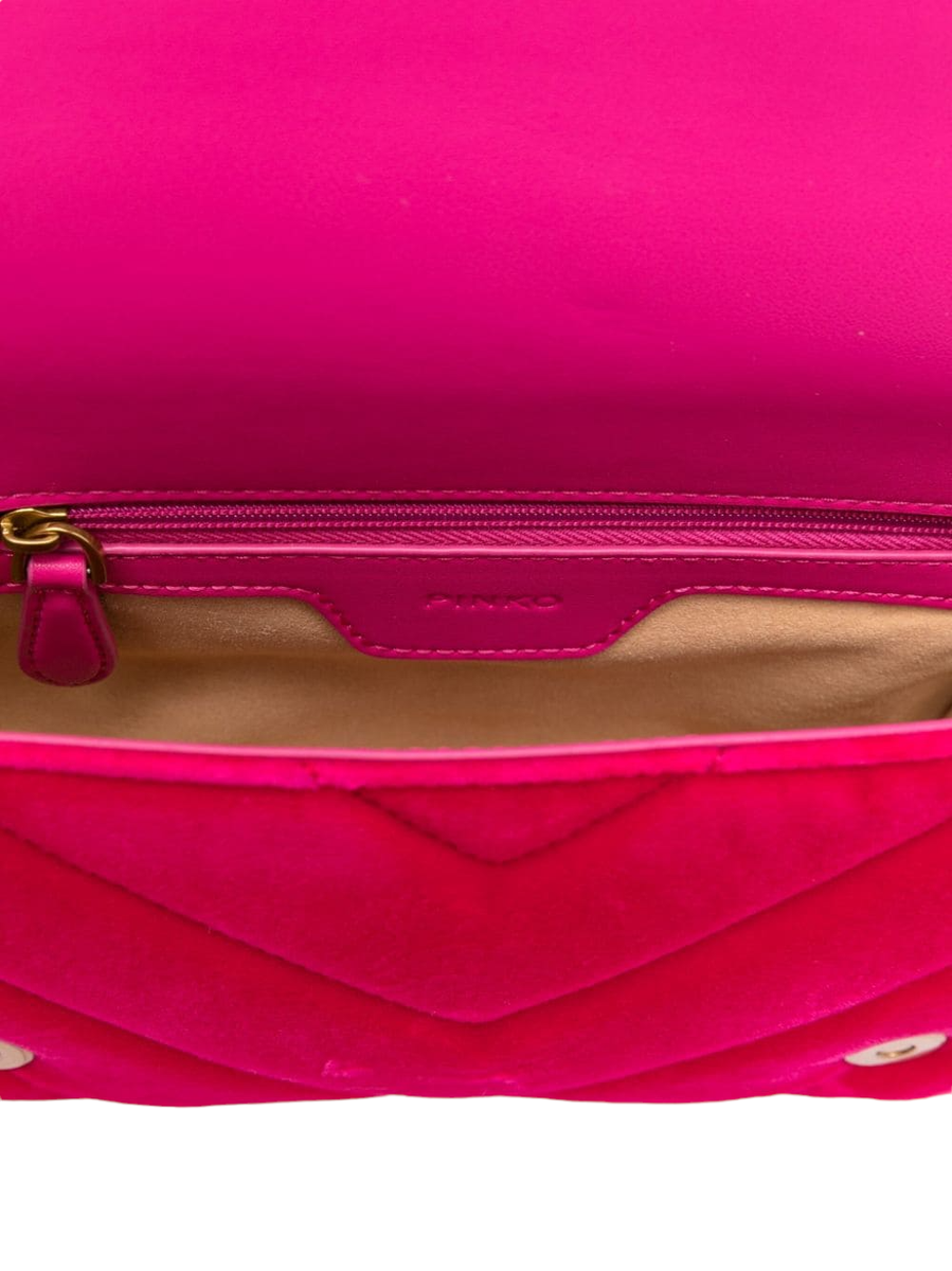 Borsa a tracolla con borchie Love Click-Pinko-Borse a spalla-Vittorio Citro Boutique