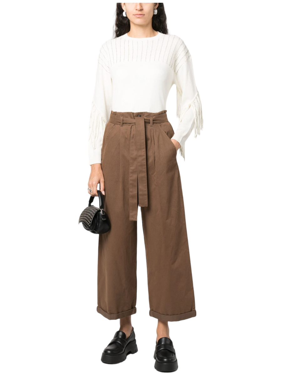 Libellula maglia frange strass-Pinko-Maglieria-Vittorio Citro Boutique