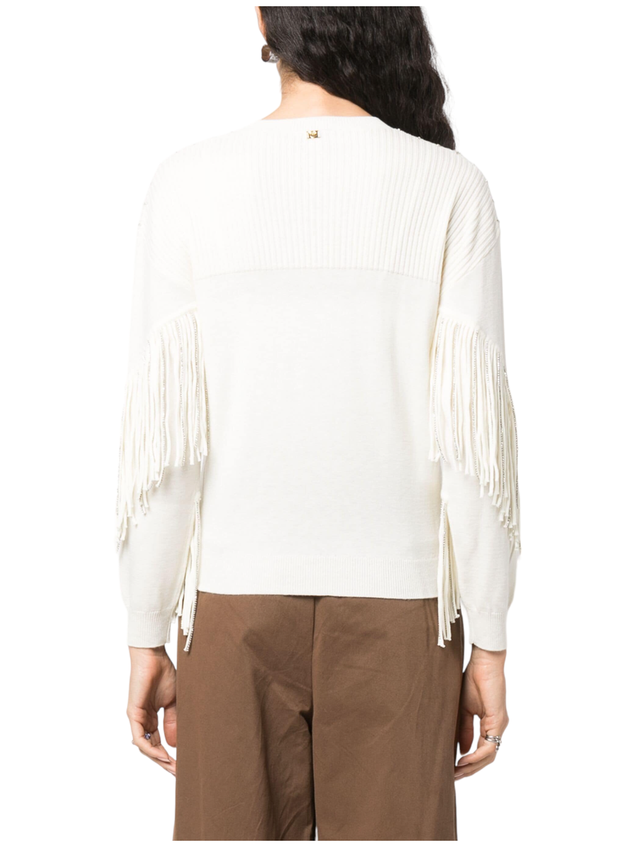 Libellula maglia frange strass-Pinko-Maglieria-Vittorio Citro Boutique